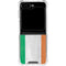 Ireland Flag Distressed Galaxy Z Flip5 5G Clear Case